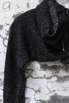 Marc Le Bihan Shoulder Sweater 2733 France Handmade MLB-2733-HEI Black